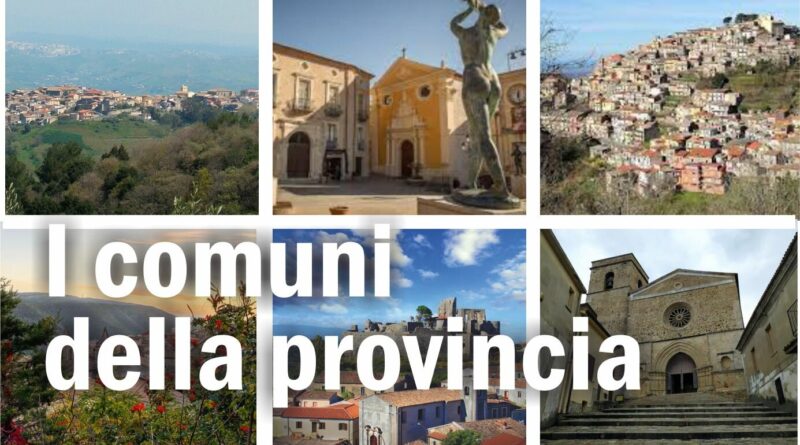 Tutti i comuni della provincia