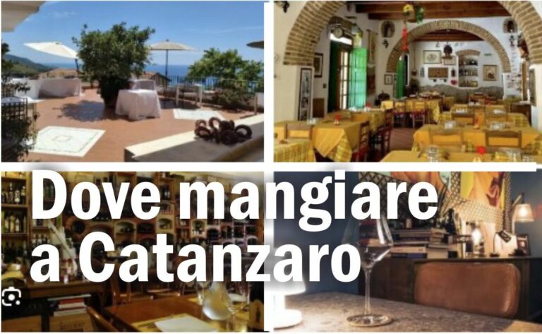 Dove mangiare a Catanzaro
