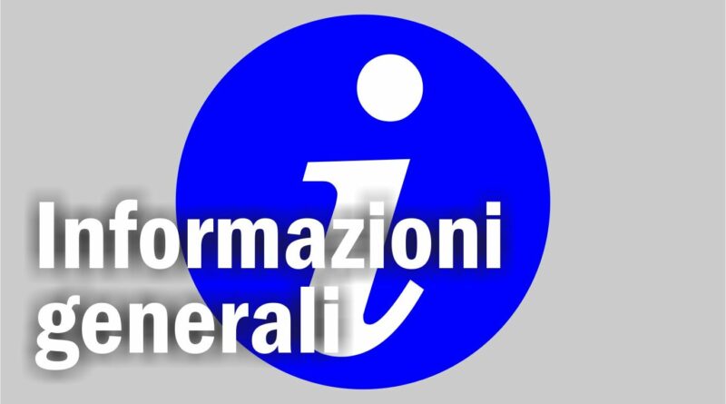 Informazioni generali
