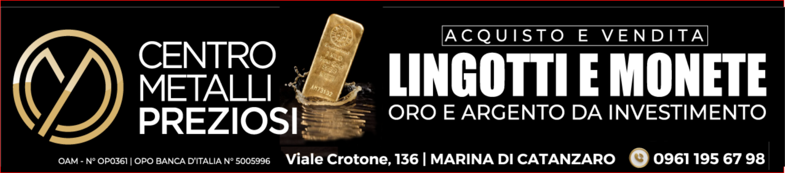 Pubblicità: Centro Metalli Preziosi