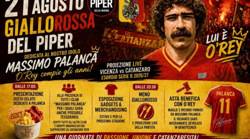 Tifo, beneficenza e "Catanzaresità": a Sellia Marina una festa speciale nel nome di Palanca