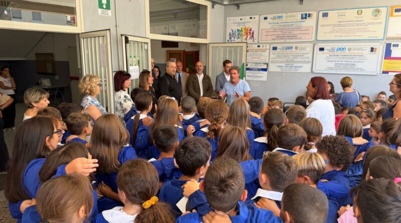 Riapertura scuole a Catanzaro: gli assessori Bullotta e Belcaro in visita all’IC "Mater Domini - Nord Est Manzoni"