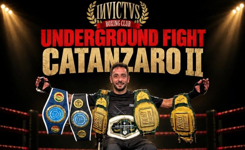 UNDERGROUND FIGHT CATANZARO II: IL 17 E 18 OTTOBRE LA GRANDE BOXE TORNA A CATANZARO CON L'INVICTUS BOXING CLUB