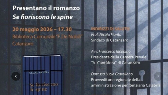 Presentazione del romanzo "Se fioriscono le spine" di Glauco Giostra
