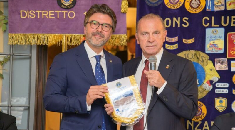 Il Governatore del Distretto Lions 108 Ya Pino Naim in visita ufficiale al Lions Club Catanzaro Host: inaugurato il nuovo anno sociale nella presidenza di Vincenzo Gallo
