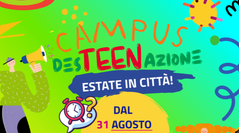 Torna il Campus DesTEENazione Catanzaro: aperte le iscrizioni per l’edizione di fine estate 2026
