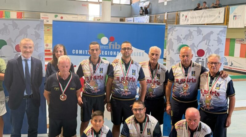 La Bocciofila Tomassi tra le prime quattro squadre italiane. I complimenti del consigliere Francesco Scarpino