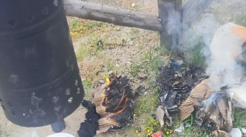 "Al parco "Li Comuni" un triste episodio di inciviltà"