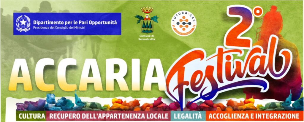 ACCARIA FESTIVAL II EDIZIONE Dal 15 al 17 ottobre la cultura diventa strumento di comunità, legalità e integrazione