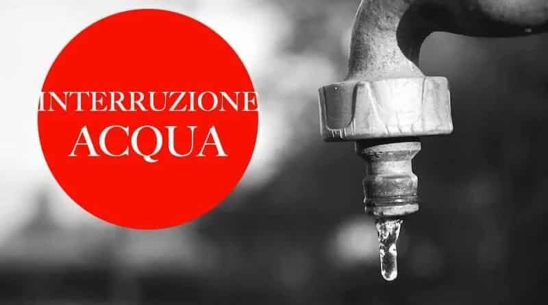 ACQUA /INTERRUZIONE NEL QUARTIERE MATERDOMINI