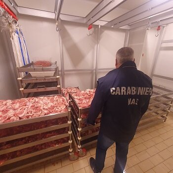 CARABINIERI CATANZARO. CONTROLLI DEI NAS NELLE MACELLERIE. A SERRASTRETTA SEQUESTRATI 11 CHILI DI CARNE PRIVI DI TRACCIABILITA’ E SOSPESO UN LOCALE PER LA STAGIONATURA DEGLI INSACCATI.