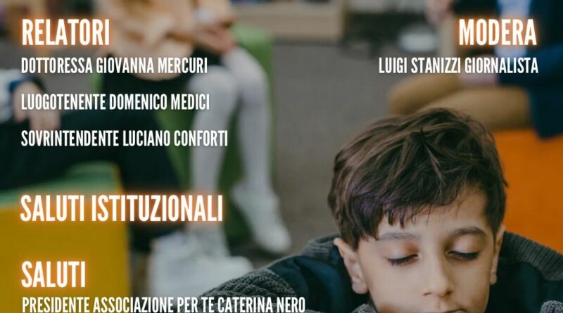 Focus su promozione della legalità, sicurezza, cultura del rispetto con proiezione di video su codice della strada, droga, alcool, reati ambientali e manifestazioni sportive