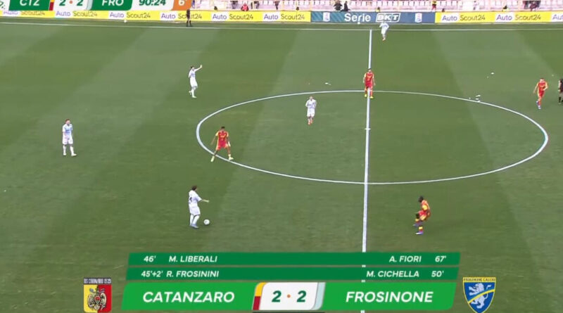 CATANZARO-FROSINONE: UN PAREGGIO CHE CI STA MOLTO STRETTO!